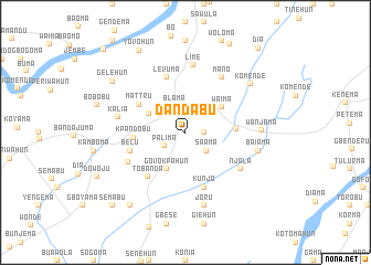 map of Dandabu