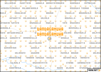 map of Dandagamuwa