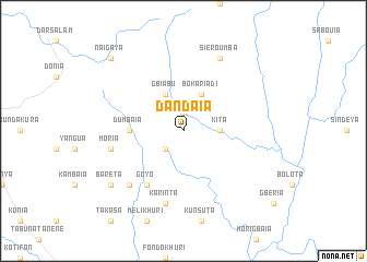 map of Dandaia