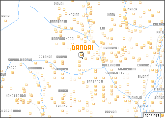 map of Dandai