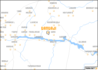 map of Dandaji