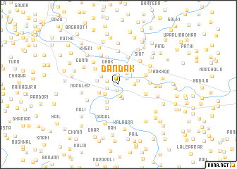 map of Dāndak