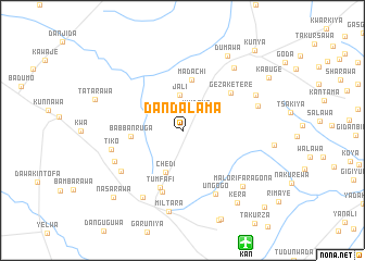 map of Dan Dalama