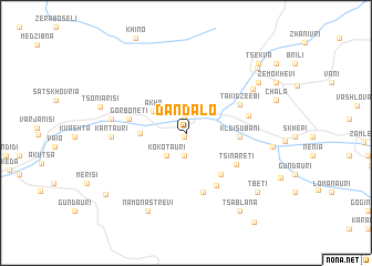 map of Dandalo
