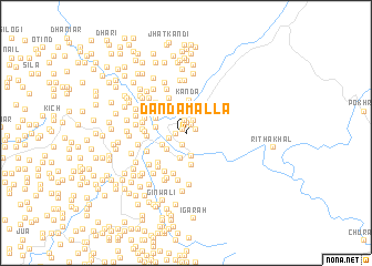 map of Danda Malla