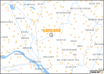 map of Dandanā