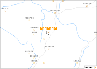 map of Dandandi