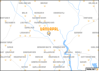 map of Dandapāl