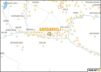 map of Dandar Kili