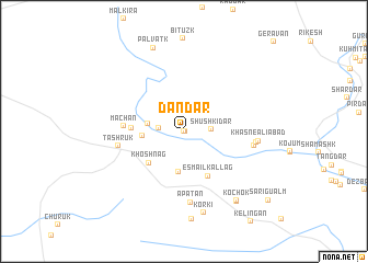 map of Dandār