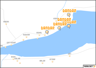 map of Dandār