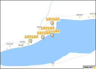 map of Dāndār