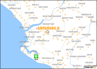 map of Dandawailo