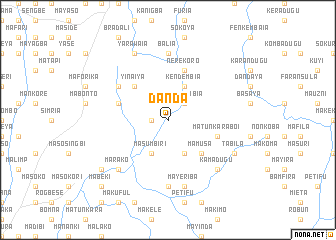 map of Danda