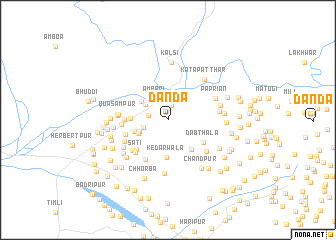 map of Dānda