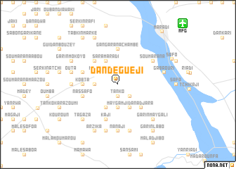 map of Dan Déguéji