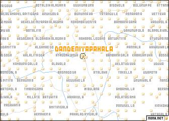 map of Dandeniya Pahala