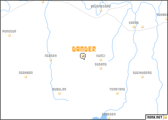 map of Dander