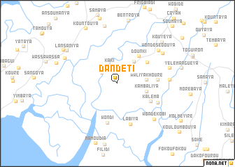 map of Dandeti