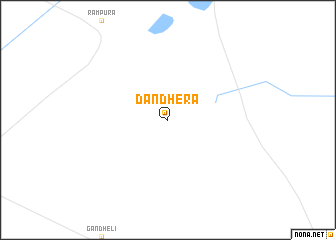 map of Dandhera