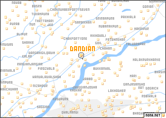 map of Dandiān