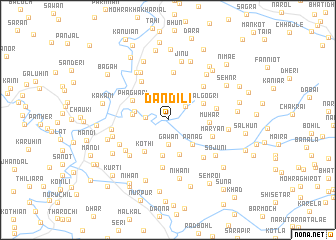map of Dandili
