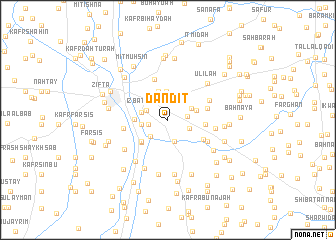 map of Dandīţ