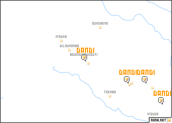 map of Dandi