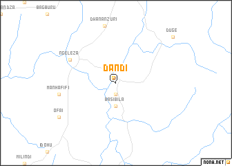 map of Dandi