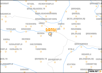 map of Dandī