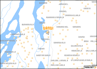 map of Dandi