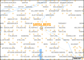 map of Dandlberg