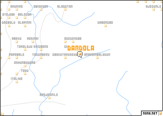 map of Dandola