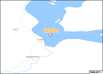 map of Dan\