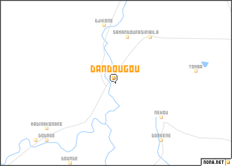 map of Dandougou