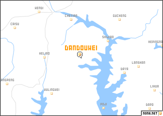 map of Dandouwei