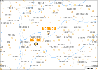 map of Dandou