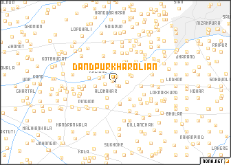 map of Dandpur Kharoliān