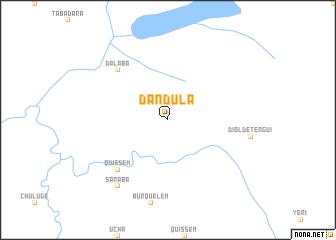 map of Dandulá