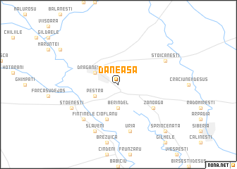 map of Dăneasa