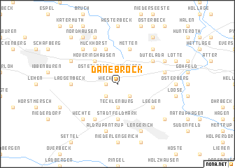 map of Danebrock