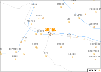 map of Dānel