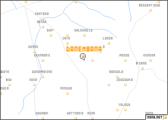 map of Danèmbana