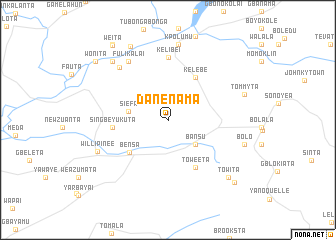 map of Danenama