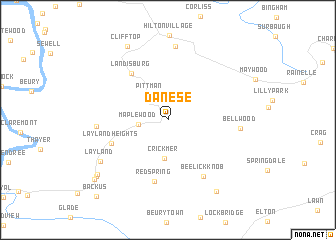 map of Danese