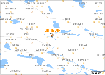 map of Danevik