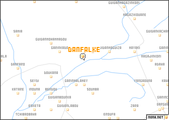 map of Dan Falké