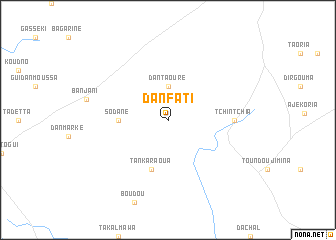 map of Dan Fati