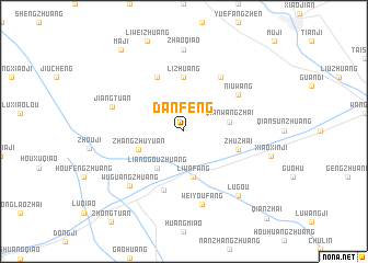 map of Danfeng