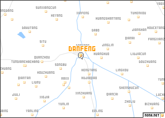 map of Danfeng